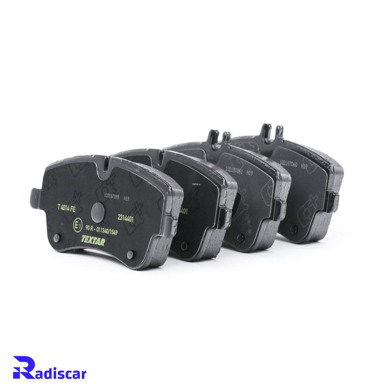 لنت ترمز جلو مرسدس بنز C(W203)-CLK(C209)-SLK(R171) برند Textar کد 2314401