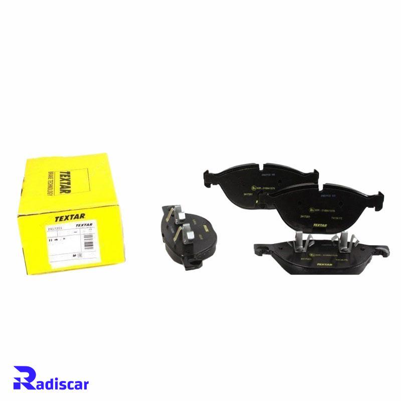 لنت ترمز جلو بی ام و سری X5(E70)-X6(E71-E72) برند Textar کد 2417201