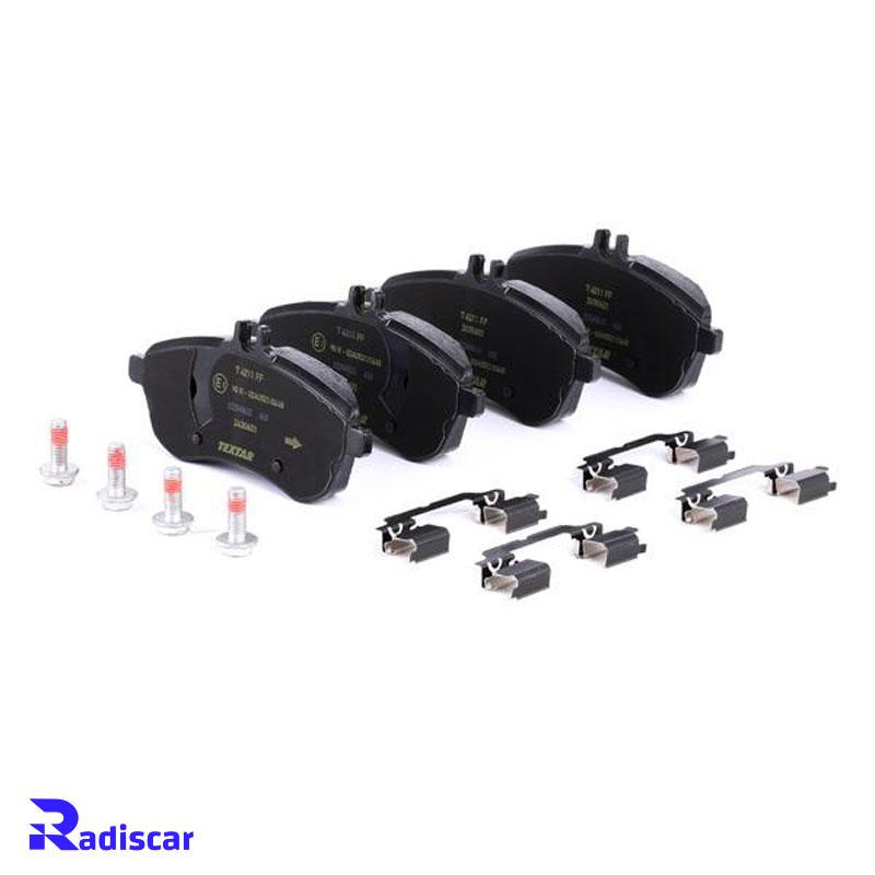 لنت ترمز جلو مرسدس بنز C(W204)-E(W212) برند Textar کد 2430601