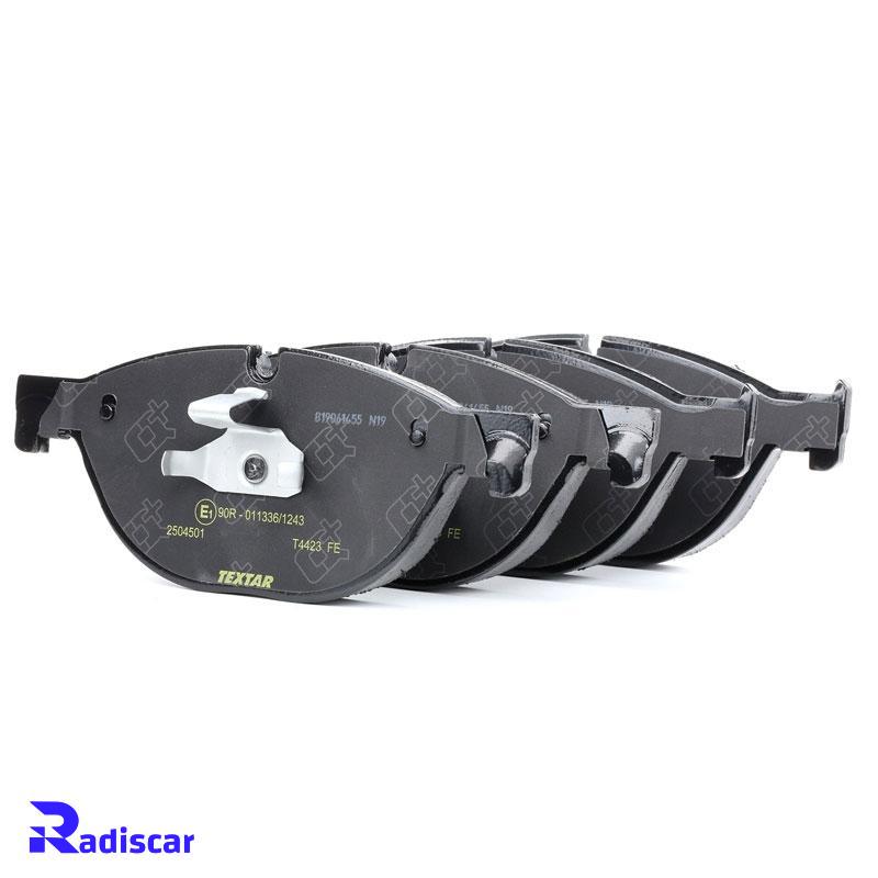 لنت ترمز جلو بی ام و (F02)7 برند Textar کد 2504501