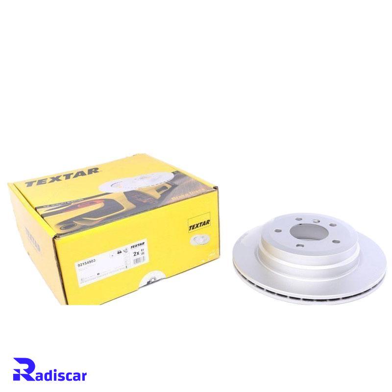 دیسک ترمز عقب بی ام و (E90)X1(E84)-1(E87)-3 برند Textar کد 92154903 بسته 2 عددی