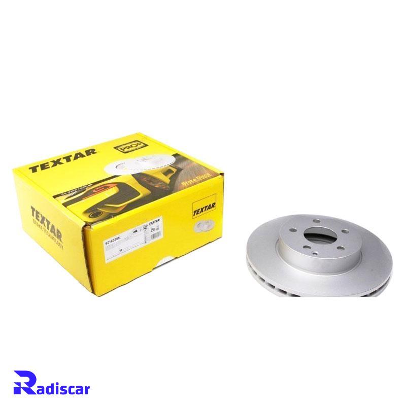 دیسک ترمز جلو مرسدس بنز C(W204)-E(W212) برند Textar کد 92163205 بسته 2 عددی