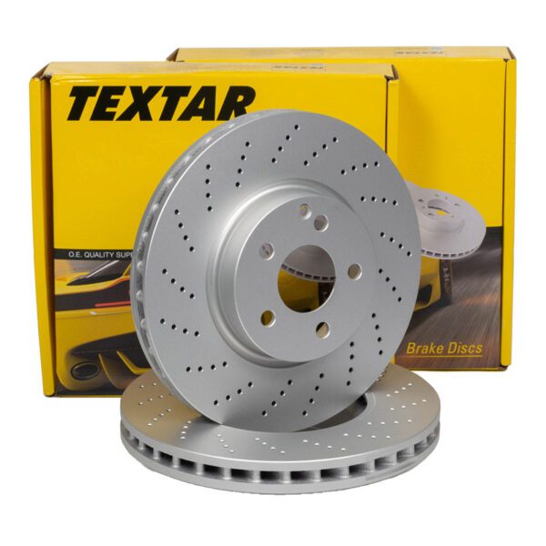 دیسک ترمز جلو مرسدس بنز E(W212)-C(W204) برند Textar کد 92163403