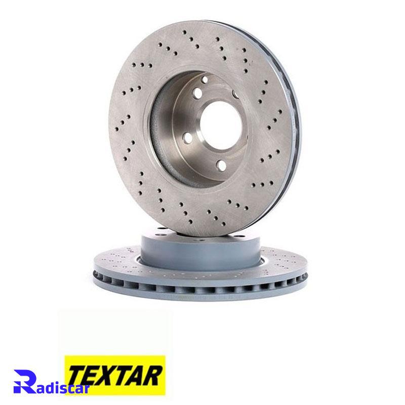 دیسک ترمز جلو مرسدس بنز C(W204) برند TEXTAR کد 92165003 بسته ۲ عددی