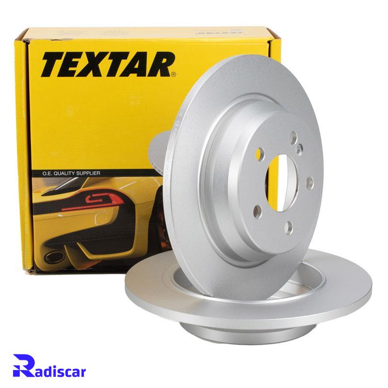 دیسک ترمز عقب مرسدس بنز S(W221)-SL(R230) برند Textar کد 92176503 بسته 2 عددی