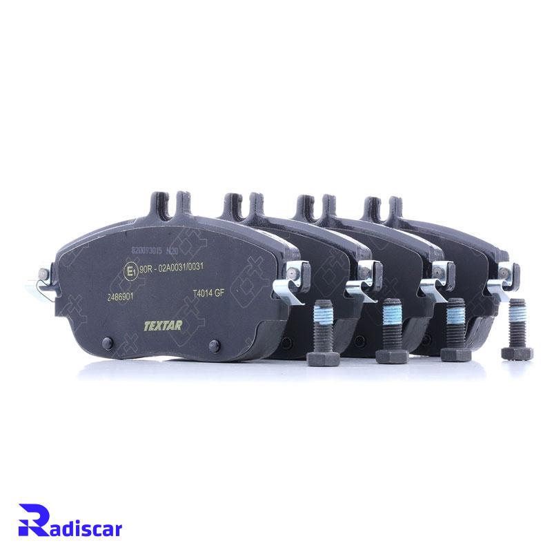 لنت ترمز جلو مرسدس بنز A(W169)-B(W245)-CLA(C117) برند Textar کد 2486901