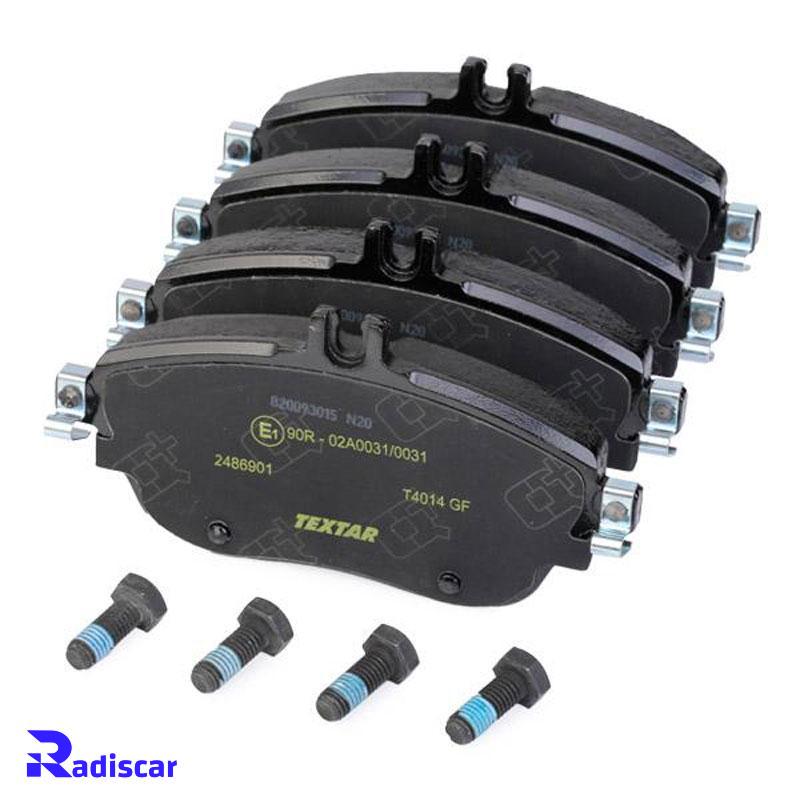 لنت ترمز جلو مرسدس بنز A(W169)-B(W245)-CLA(C117) برند Textar کد 2486901