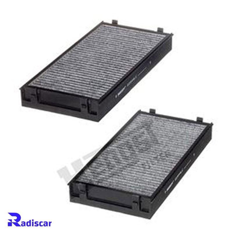 فیلتر کابین کربن دار بی ام و X5(E70)-X6(E71-E72) برند Hengst کد E2944LC-2