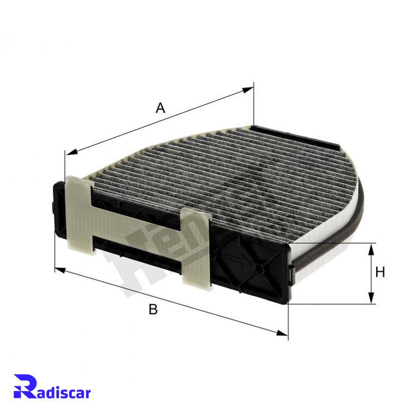 فيلتر کابين مرسدس بنز C(W204)-E(W212) برند Hengst کد E2954LC02