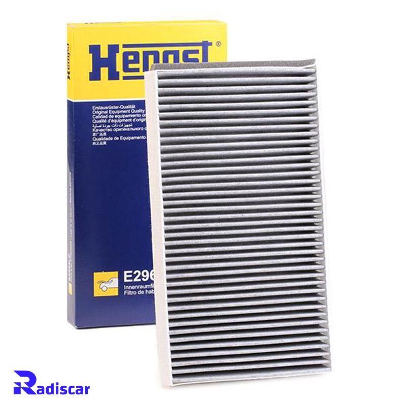 فیلتر کابین کربن دار بی ام و (E60)5 برند Hengst کد E2963LC