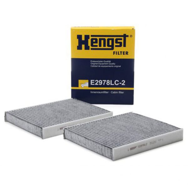 فیلتر کابین کربن دار بی ام و (F10)6(F06)-7(F02)-5 برند Hengst کد E2978LC-2