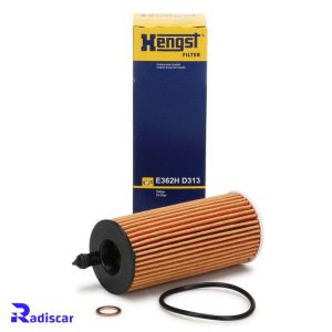 فیلتر روغن بی ام و سری 1-2-3-4-5-7 برند Hengst کد E362HD313