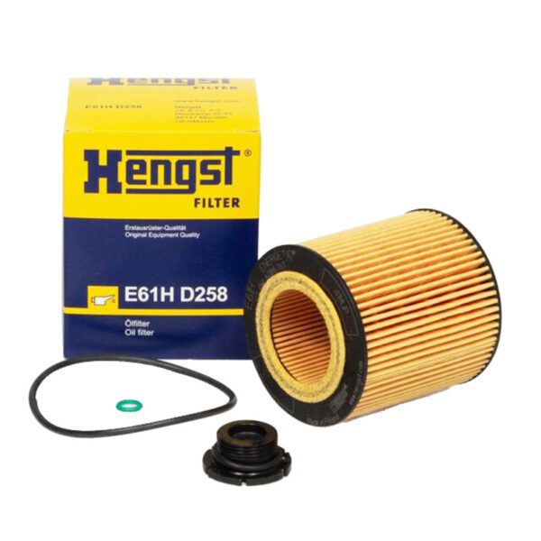 فیلتر روغن بی ام و (باپیچ) موتور N20 برند Hengst کد E61HD258