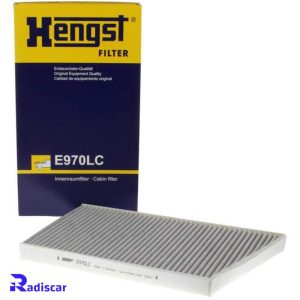 فیلتر کابین کربن دار مرسدس بنز C(W203)-CLK(C209) برند Hengst کد E970LC