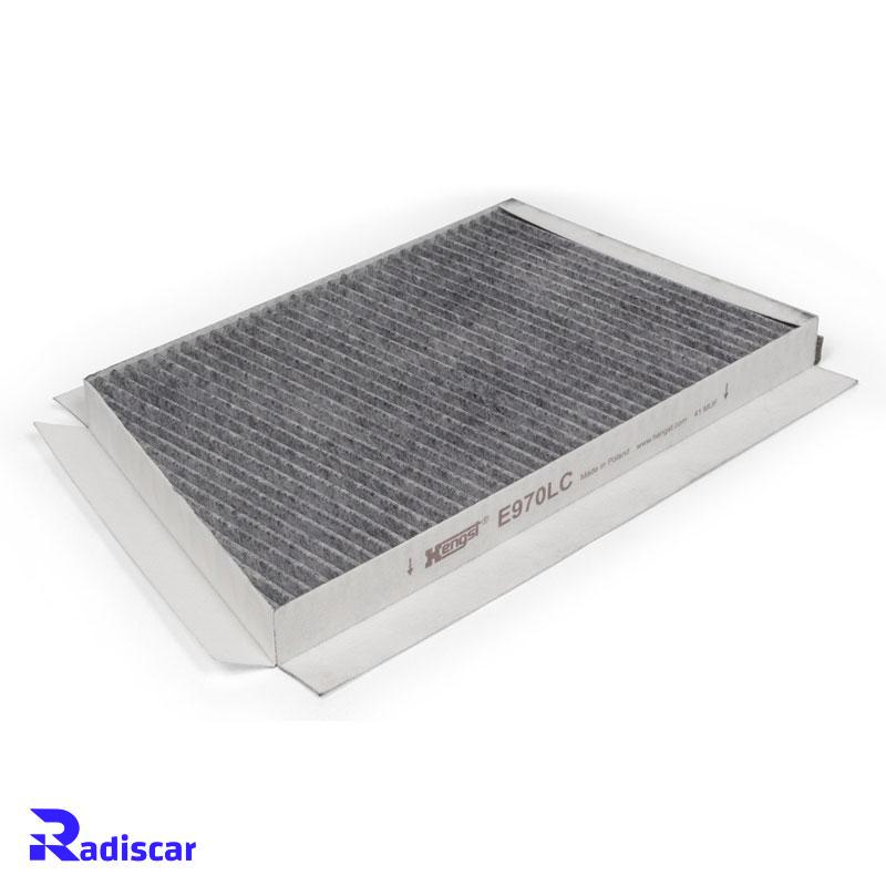 فیلتر کابین کربن دار مرسدس بنز C(W203)-CLK(C209) برند Hengst کد E970LC