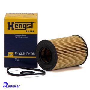 فيلتر روغن مرسدس بنز موتور MO266 برند Hengst کد e146hd108