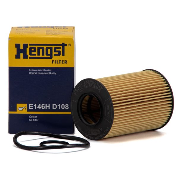 فيلتر روغن مرسدس بنز موتور MO266 برند Hengst کد e146hd108