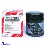 فیلتر روغن تویوتا (اصلی) کمری SV30-پرادوJ150-هایلوکس AN130 کد 90915YZZD2