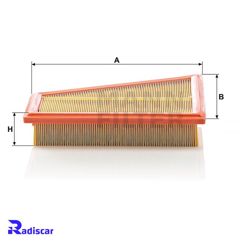 فیلتر هوا بی ام و X1(E84)-5(F10)-Z4(E89) برند MANN کد C27125