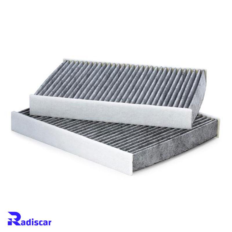 فیلتر کابین کربن دار بی ام و 5(F10)-6(F06)-7(F02) برند MANN کد CUK2533-2