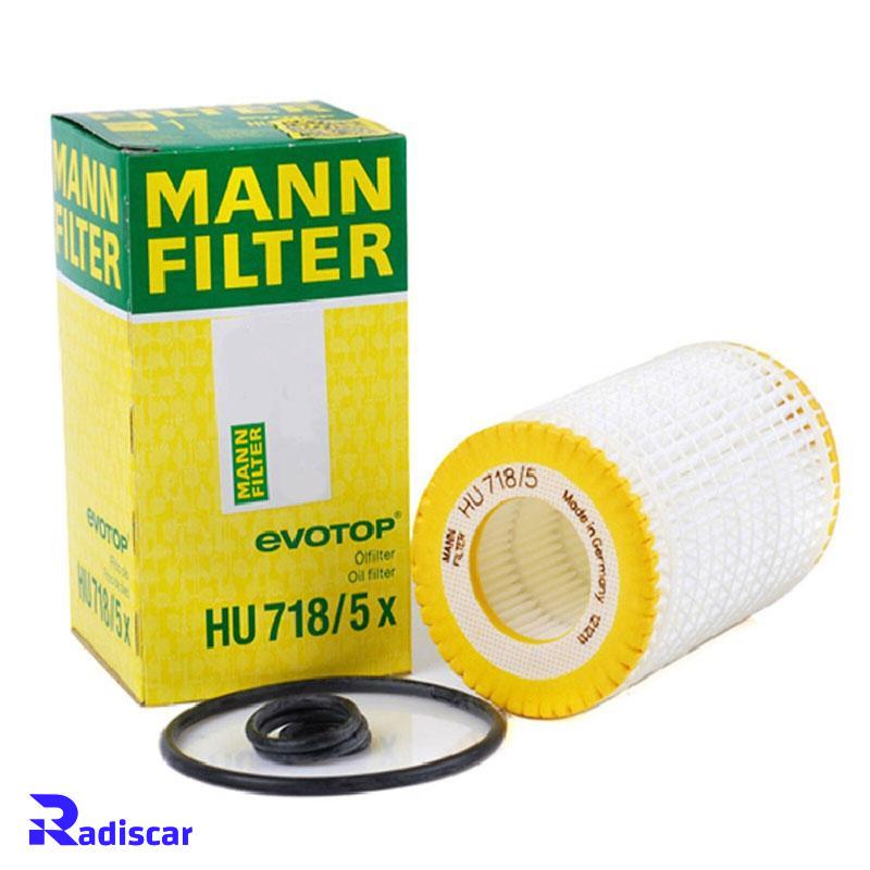 فيلتر روغن نخ دار مرسدس بنز کلاس E-S-CLS-C-ML-SL-SLK برند Mann کد HU718/5X
