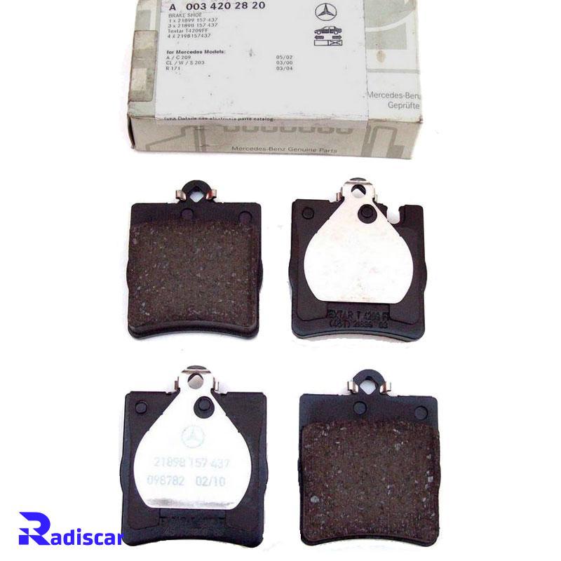لنت ترمز عقب مرسدس بنز C(W203)-CLK(C209)-SLK(R171) برند Benz کد A0054201920