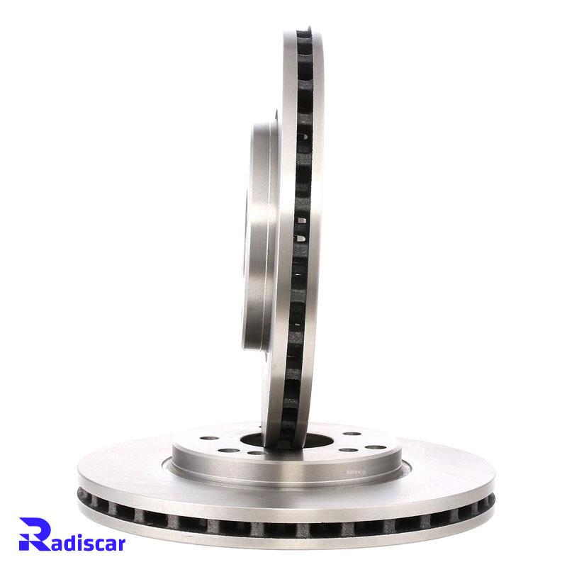 دیسک ترمز جلو مرسدس بنز C(W203)-CLK(C209)-SLK(R171) برند Benz کد A2034210512 بسته 2 عددی