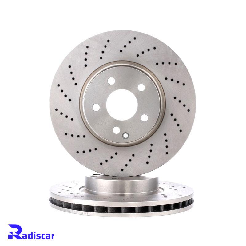 دیسک ترمزجلو مرسدس بنز E(W212)-C(W204) برند Benz کد A2044211012 بسته 2 عددی