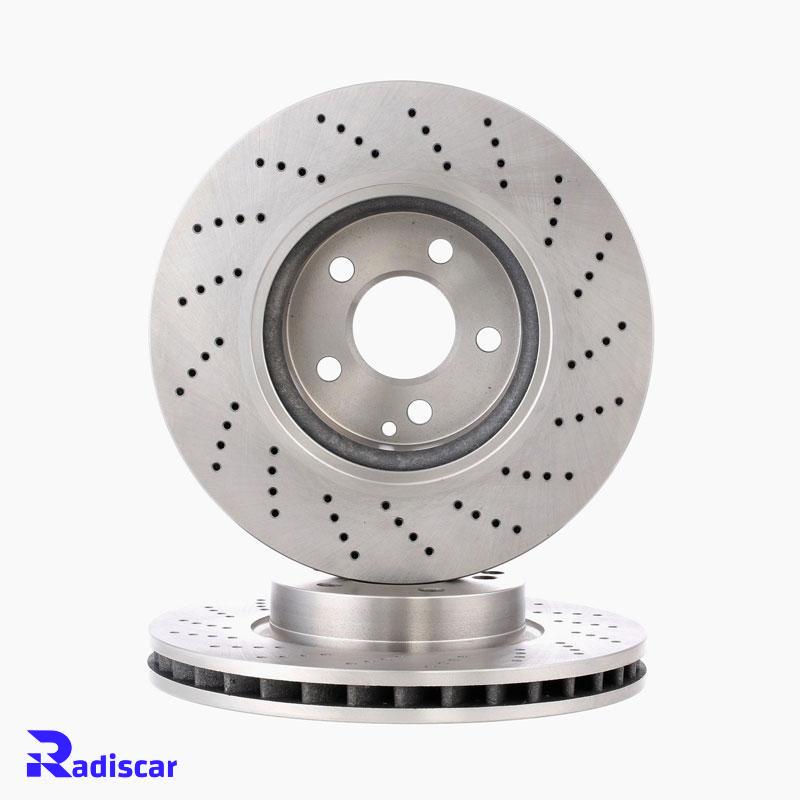 دیسک ترمزجلو مرسدس بنز E(W212)-C(W204) برند Benz کد A2044211012 بسته 2 عددی