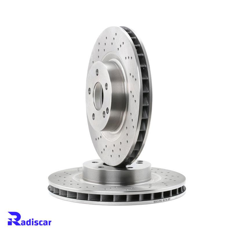 دیسک ترمز جلو مرسدس بنز E(W211)-CLS(C219) برند Benz کد A2114211412 بسته 2 عددی
