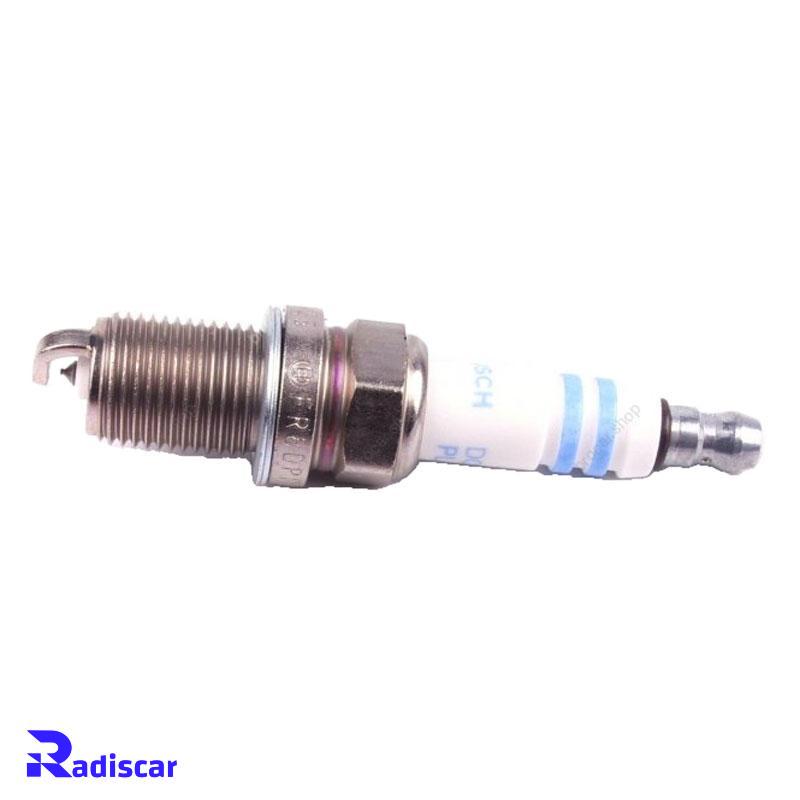 شمع موتور پایه کوتاه سوزنی دبل پلاتینیوم تک الکترود FR 8 DPP 33+ برند Bosch کد 0242230500