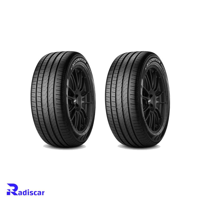 لاستیک سایز 235/60R17 برند Pirelli مدل Scerpion verde دو حلقه
