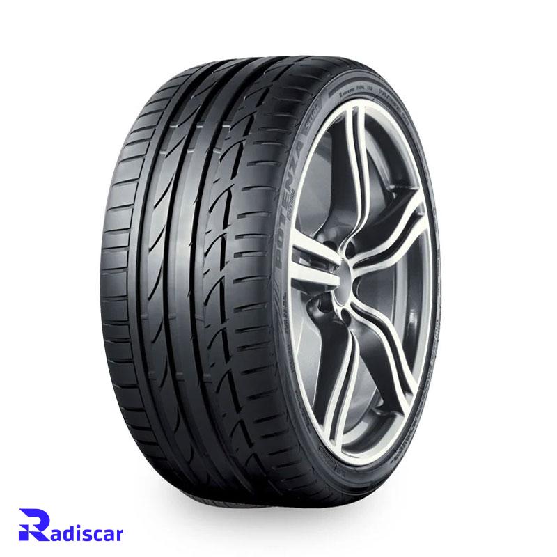 لاستیک سایز 255/35R19 برند Bridgestone مدل s001 دو حلقه