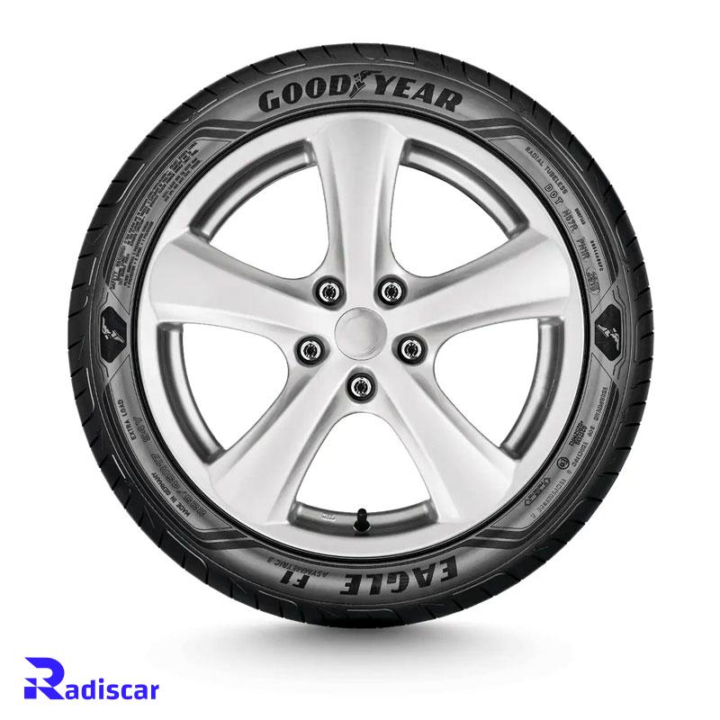 لاستیک سایز 275/40R18 برند Goodyear مدل Eagle F1 دو حلقه
