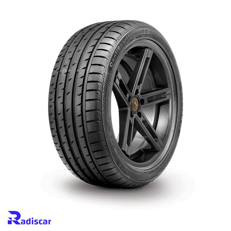 لاستیک سایز 225/40R18 برند Continental مدل Contact5 دو حلقه