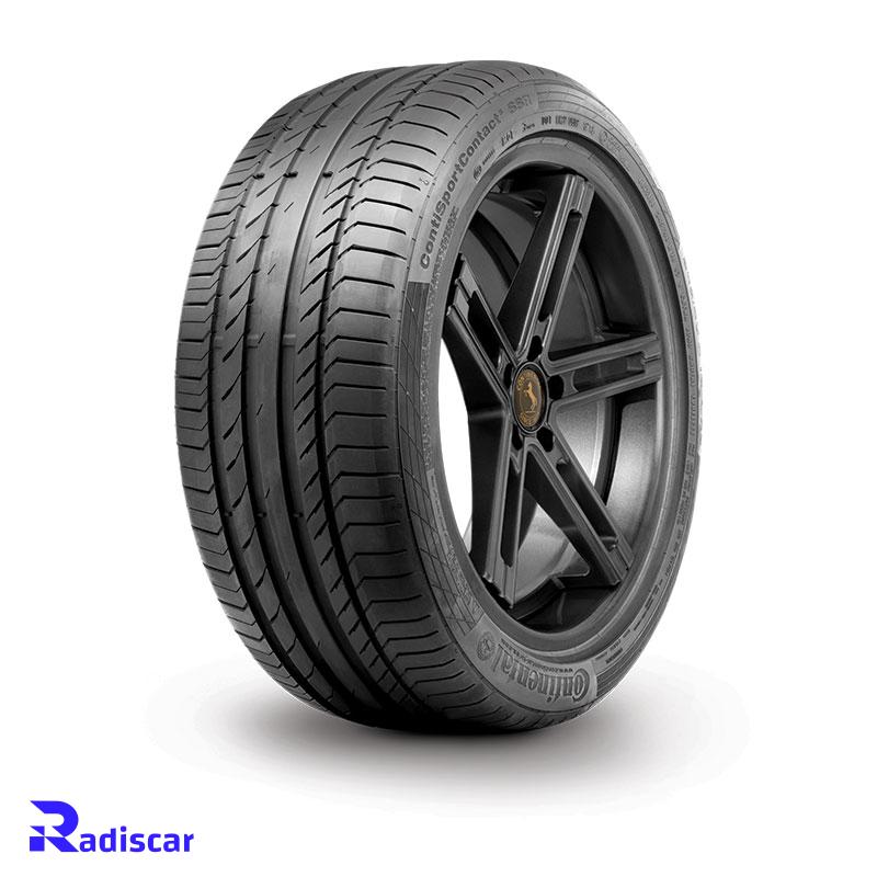 لاستیک سایز 265/35R18 برند Continental مدل Contact5 دو حلقه