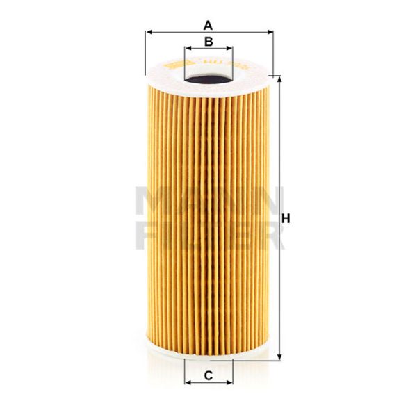 فیلتر روغن پورشه باکستر(987) برند Mann کد HU7026z