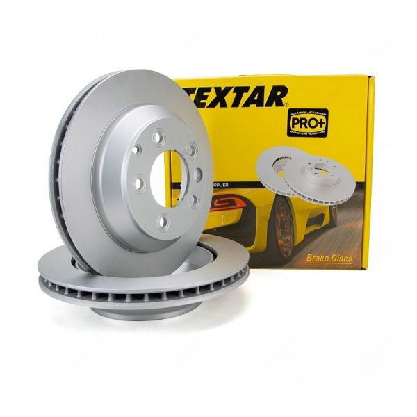 دیسک ترمز عقب پورشه کاین (92A) برند Textar کد 92122005 بسته 2 عددی