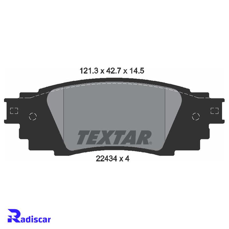 لنت ترمز عقب تویوتا CHR برند Textar کد 2243401