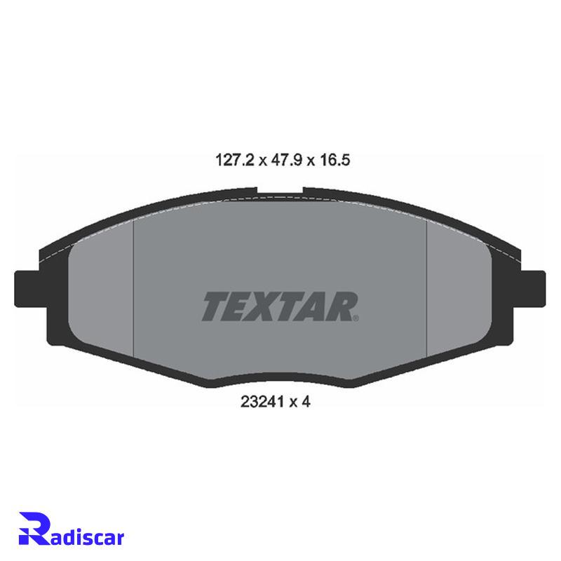 لنت ترمز جلو ام وی ام 110، دوو ماتیز برند Textar کد 2324102