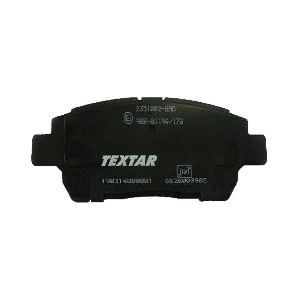 لنت ترمز جلو تویوتا کرولا، لیفان 620، جیلی GC6 برند Textar کد 2351002