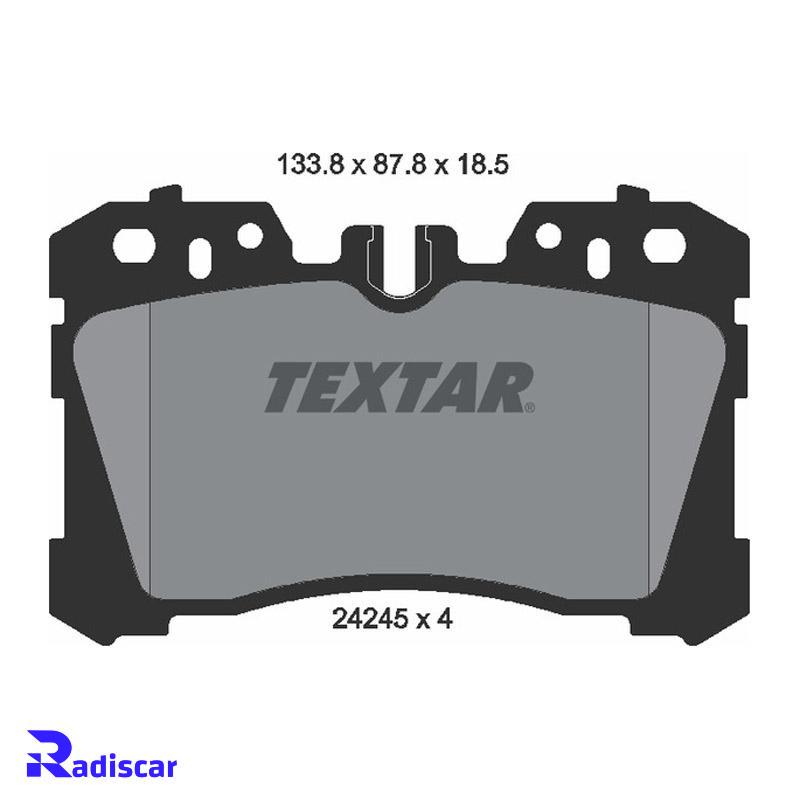 لنت ترمز جلو لکسوس LS برند Textar کد 2424501