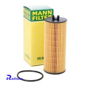 فیلتر روغن مرسدس بنز موتور MO278 برند Mann کد HU6008z