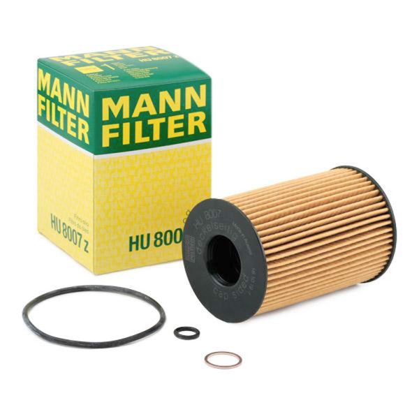 فیلتر روغن بی ام و سری 5-6-7-X5-X6 برند Mann کد HU8007z