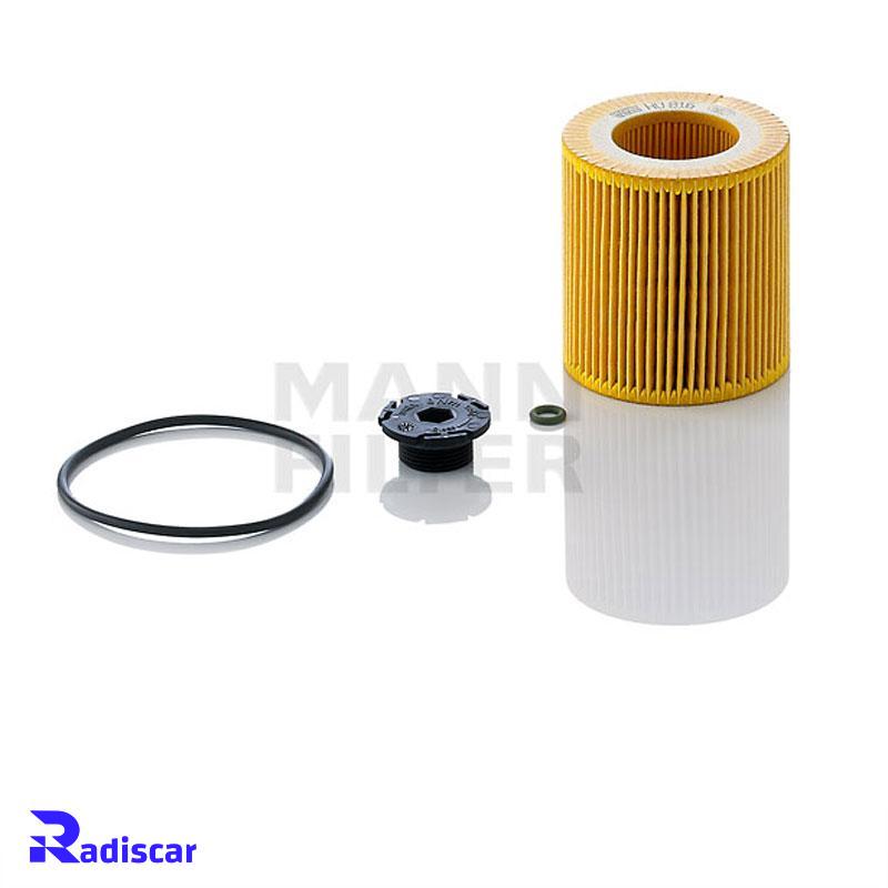 فیلتر روغن با پیچ بی ام و سری 1-2-3-4-5-X1-Z4 برند Mann کد HU816zKIT