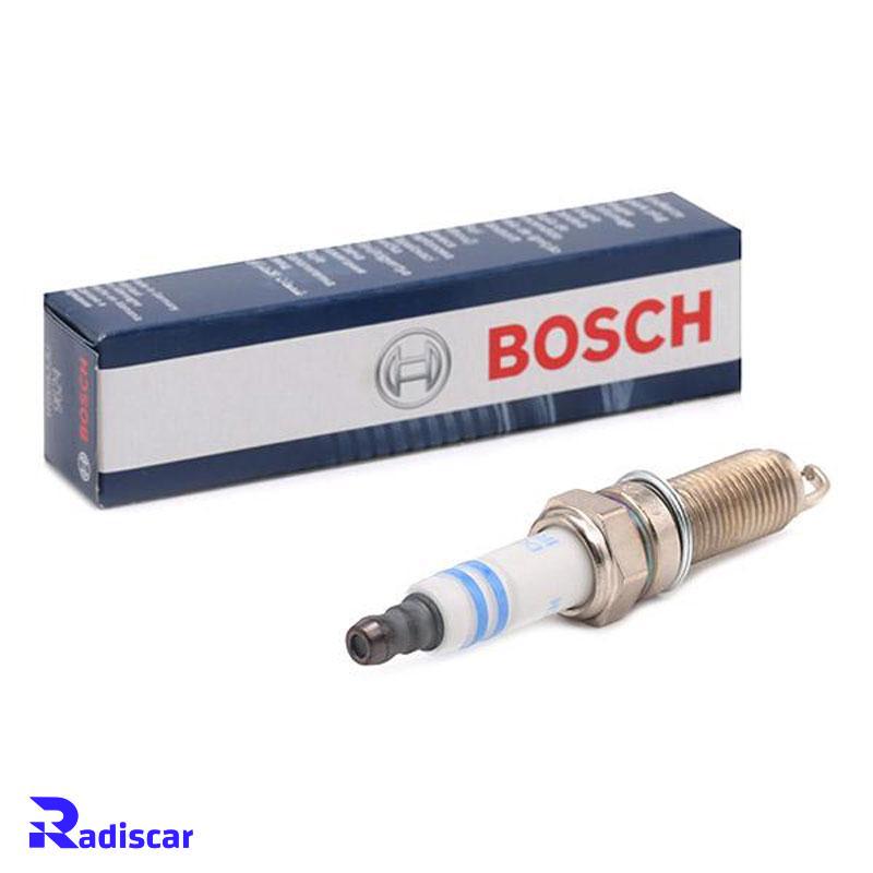 شمع موتور پایه بلند سوزنی دبل ایریدیوم تک الکترود YR 8 SII 33 U برند Bosch کد 0242129524