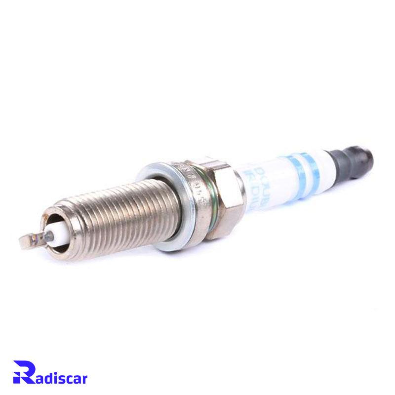 شمع موتور پایه بلند سوزنی دبل ایریدیوم تک الکترود VR 6 NII 35 T برند Bosch کد 0242140536