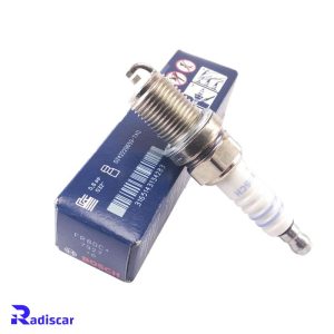 شمع موتور پایه کوتاه معمولی تک الکترود FR 8 DC+ برند Bosch کد 0242229659