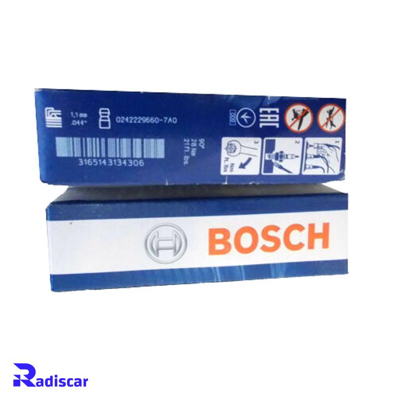 شمع موتور پایه کوتاه معمولی تک الکترود FR 8 DCX+ برند Bosch کد 0242229660