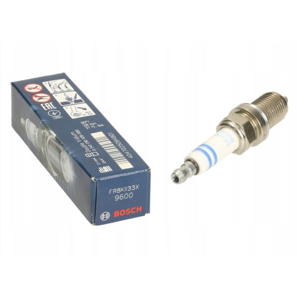 شمع موتور پایه کوتاه سوزنی دبل ایریدیوم تک الکترود FR 8 KII 33 X برند Bosch کد 0242230528